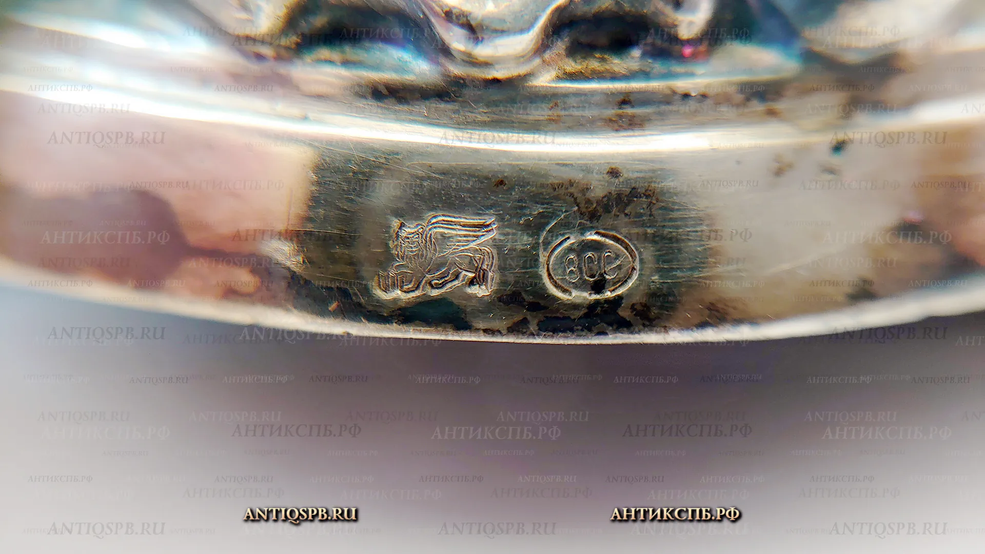 Подсвечник серебряный. Европа. Перв. пол. ХХ века. №33809