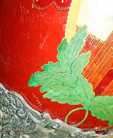 Кубок призовой "Спасская башня". Палех. №665. Баранов. 1956 год. СССР. №13630