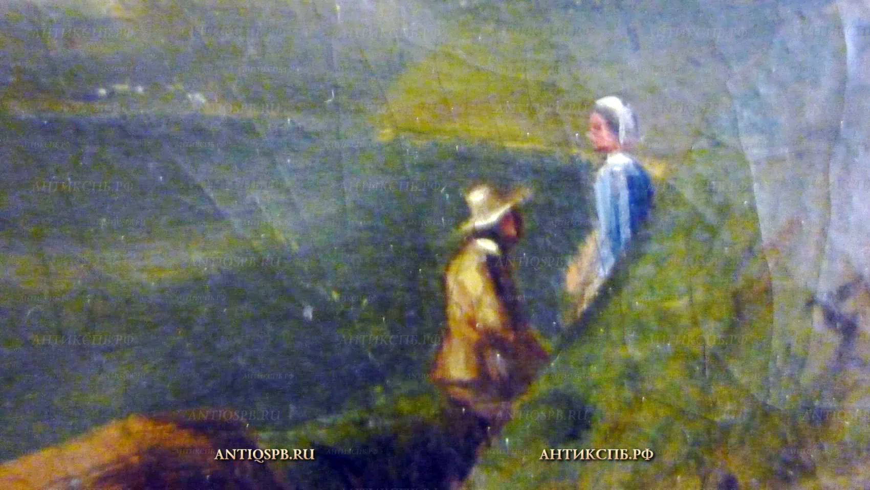 15395. Картина "Дом на берегу". 