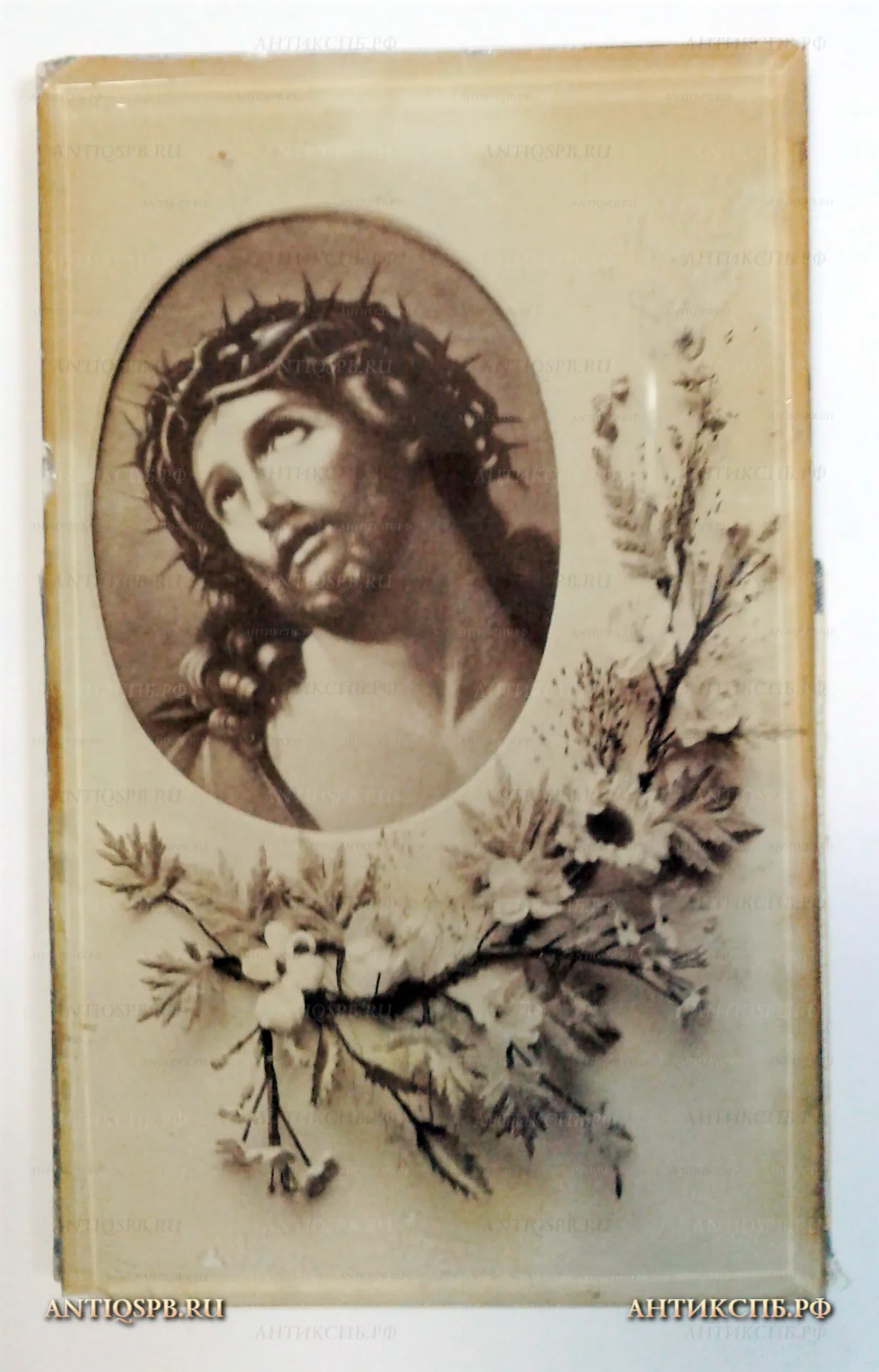Иконка старинная "Иисус". Нач. ХХ века. Россия. №16782