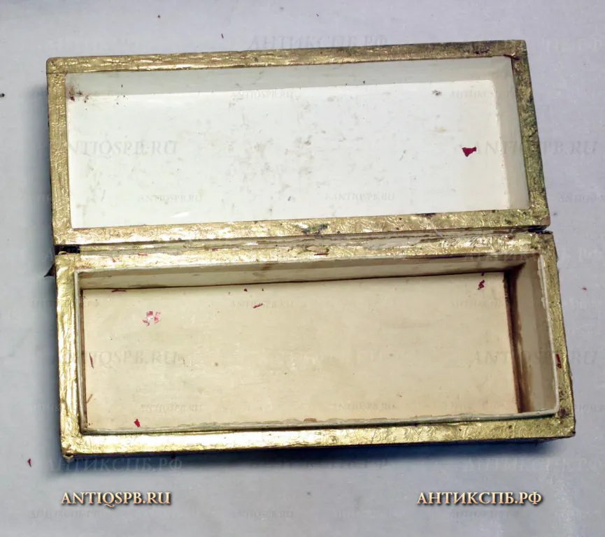 Шкатулка старинная "Сундук". Нач. ХХ века. Европа. №16918.1
