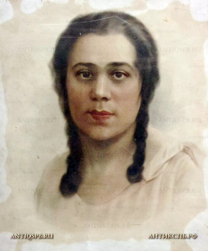 17625. Картина "Портрет девушки". 