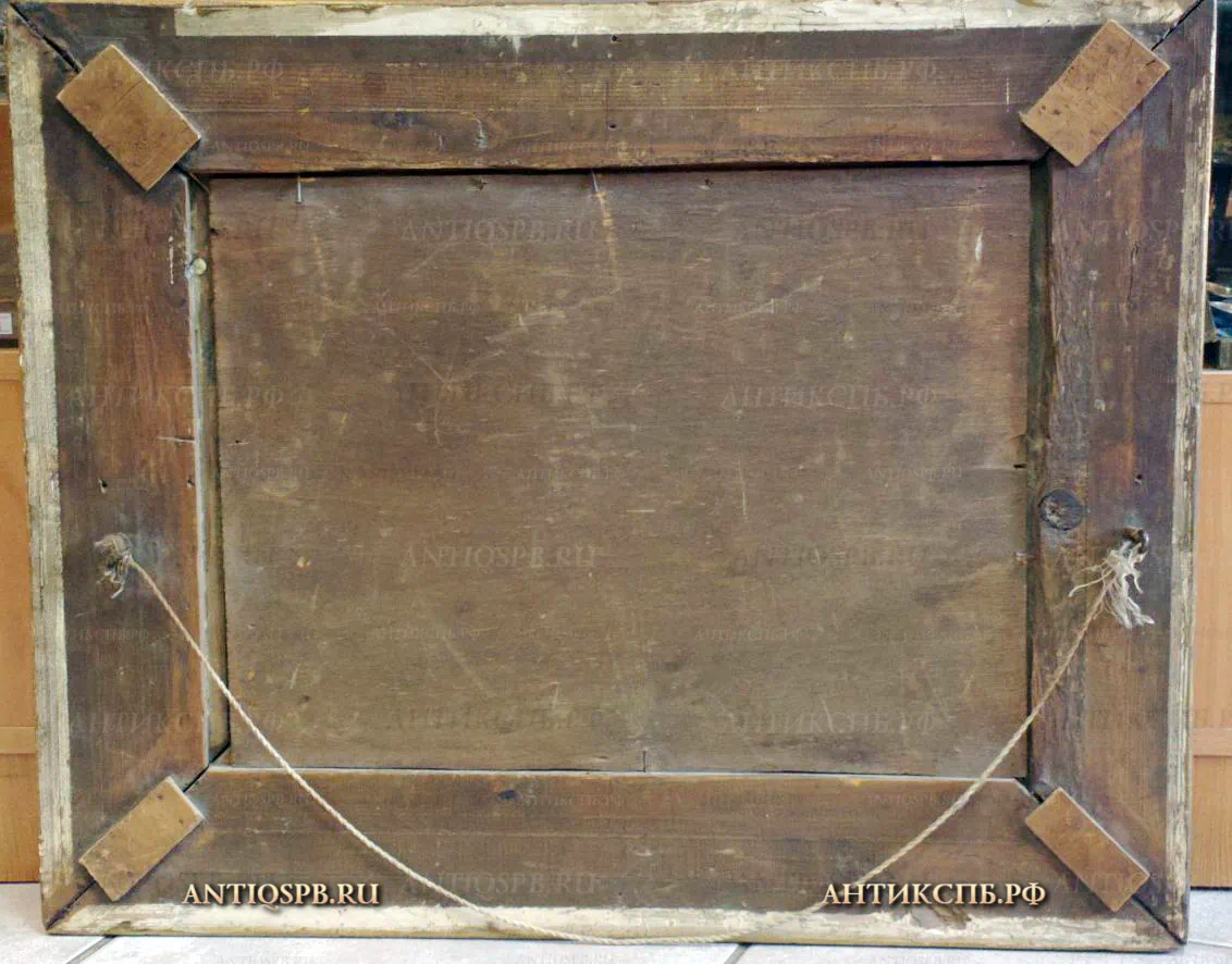 17626. Картина "Осенний пруд". 
