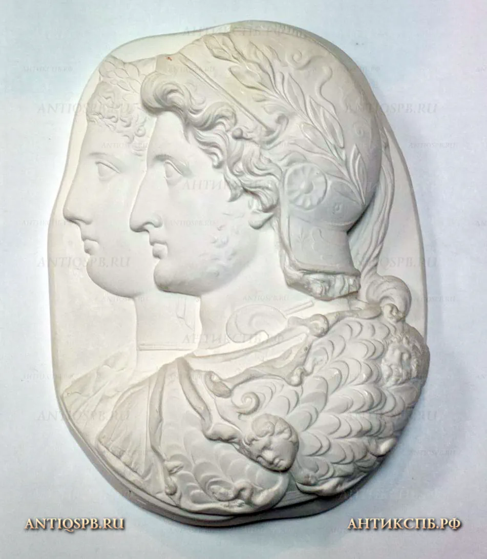 Пласт гипсовый "Римские воины". Вт. пол. ХХ века. №17820