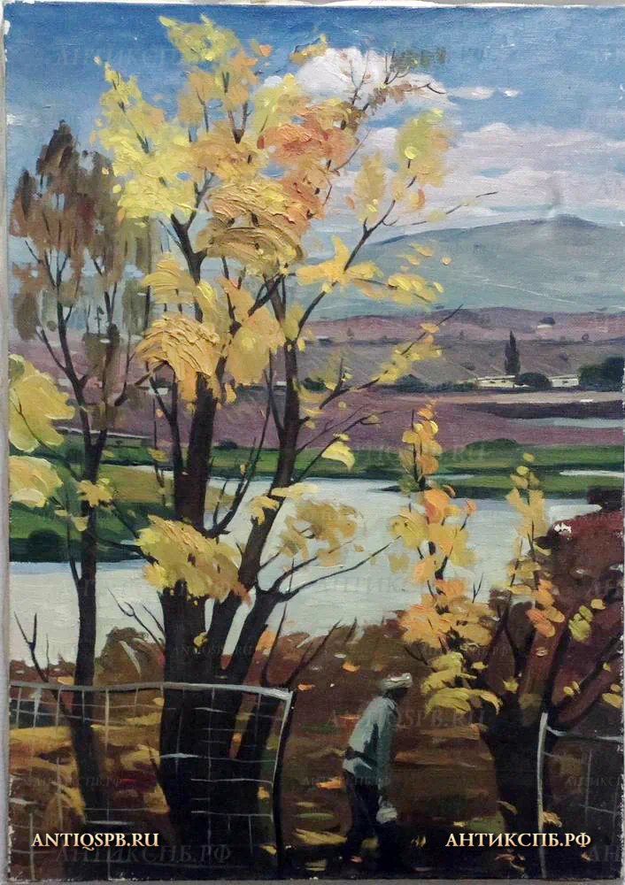 Картина "Осень". Холст, масло. Автор: Джабаров Абдурахим. 2007г. №17866