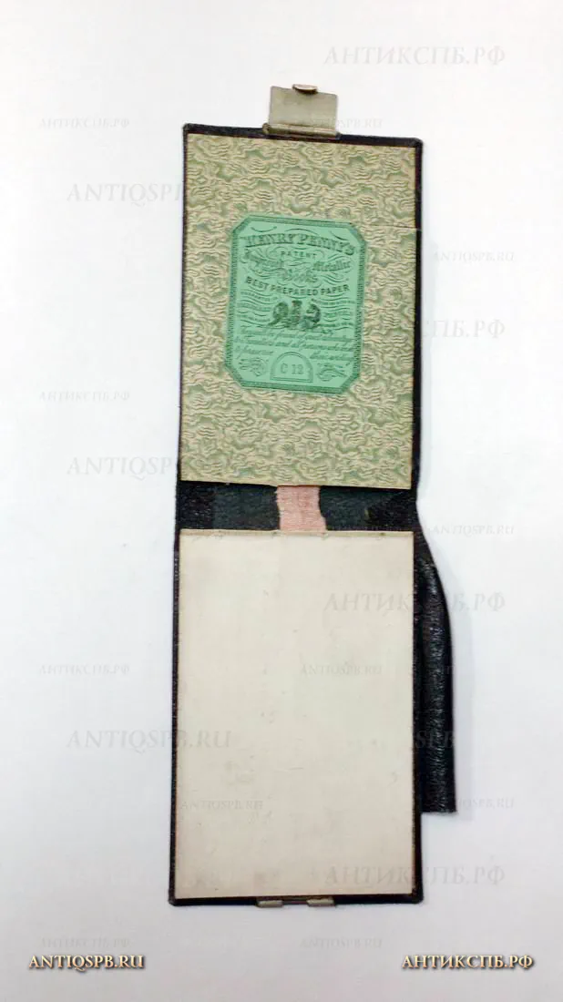 Блокнотик старинный для записей "Henry Penn Patent". Нач. ХХ века. Европа. №17926