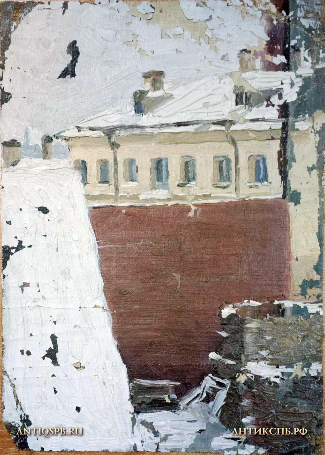 17978.2. Картина "Зимний город".