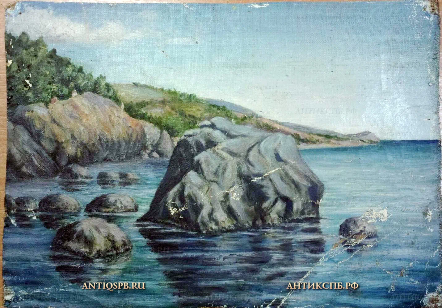 17978.4. Этюд "Валуны на побережье". 