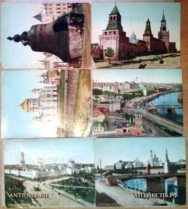 Альбом старинный с репродукциями "Москва". Нач. ХХ века. Россия. №8346