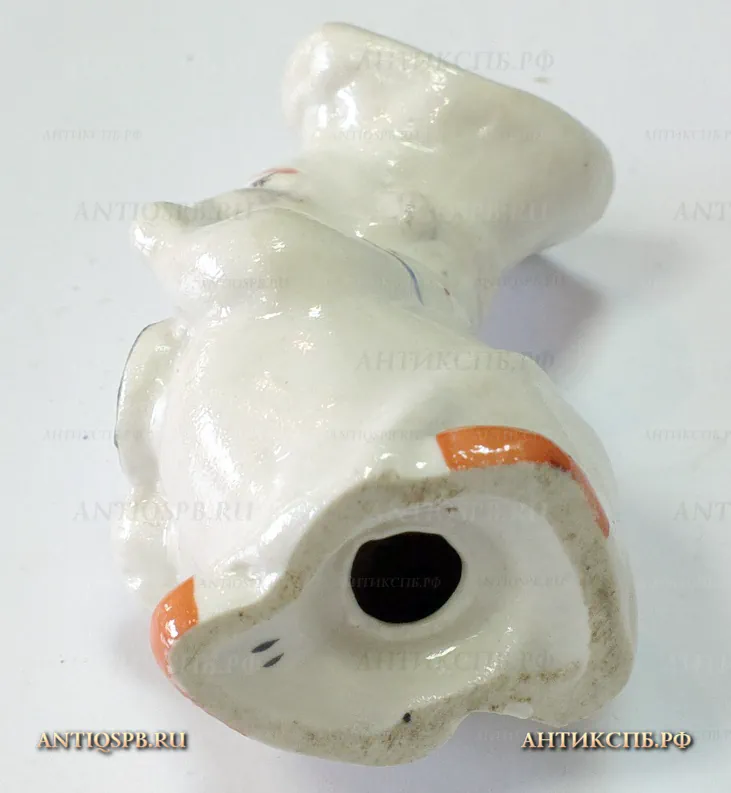 Солонка фарфоровая "Поваренок". Сер. ХХ века. №8959