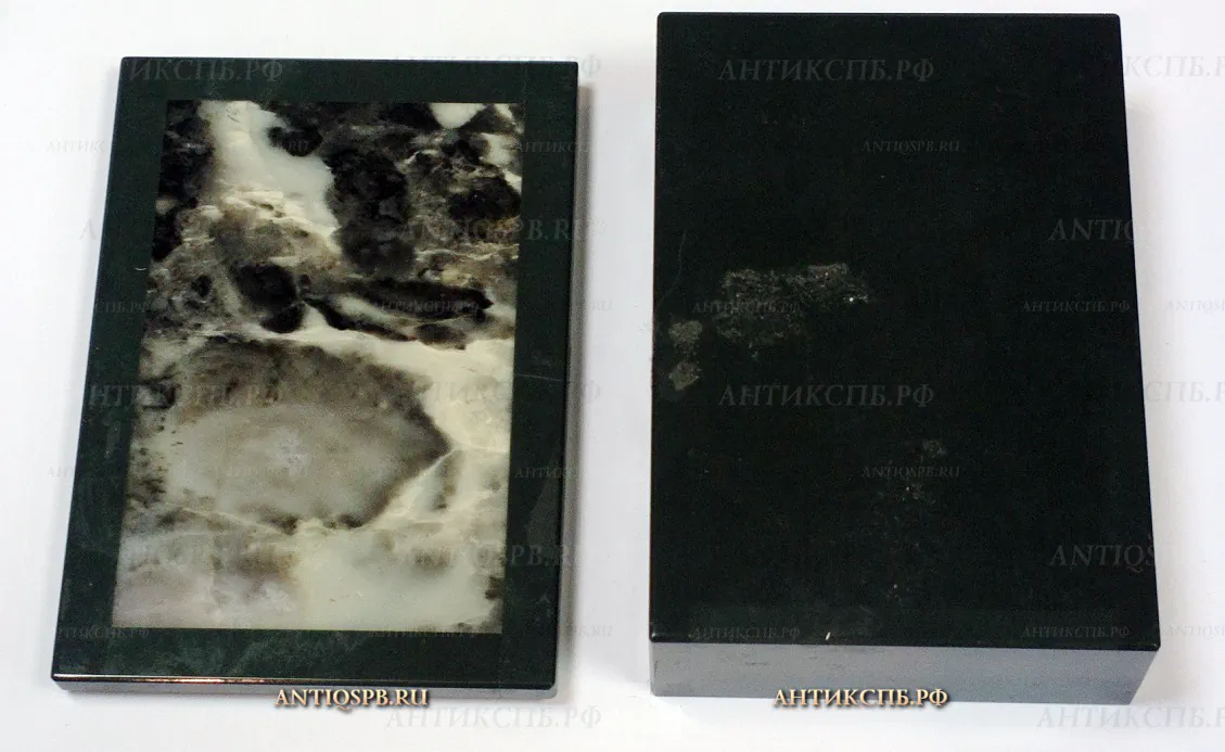 Шкатулка для ювелирных украшений. Мрамор. Вт. пол. ХХ века. СССР. №9629